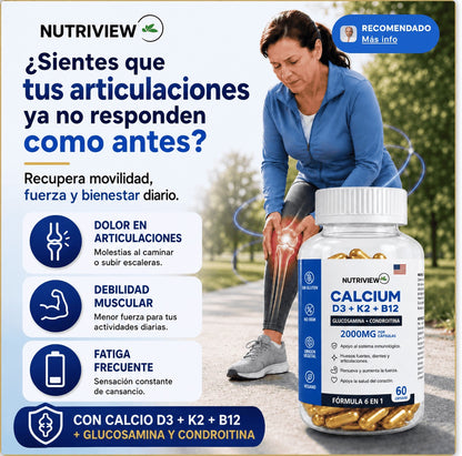 CALCIUM | D3, K2 y B12